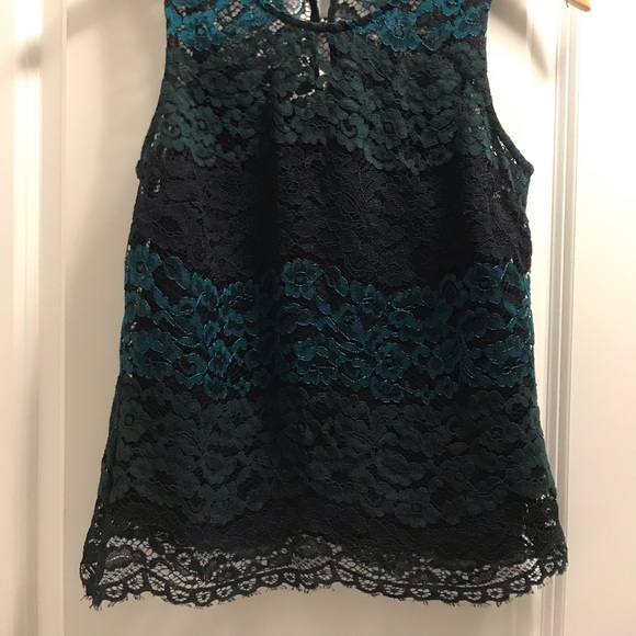 Banana Republic Sleeveless Ombre Lace top XS - Picture 6 of 6